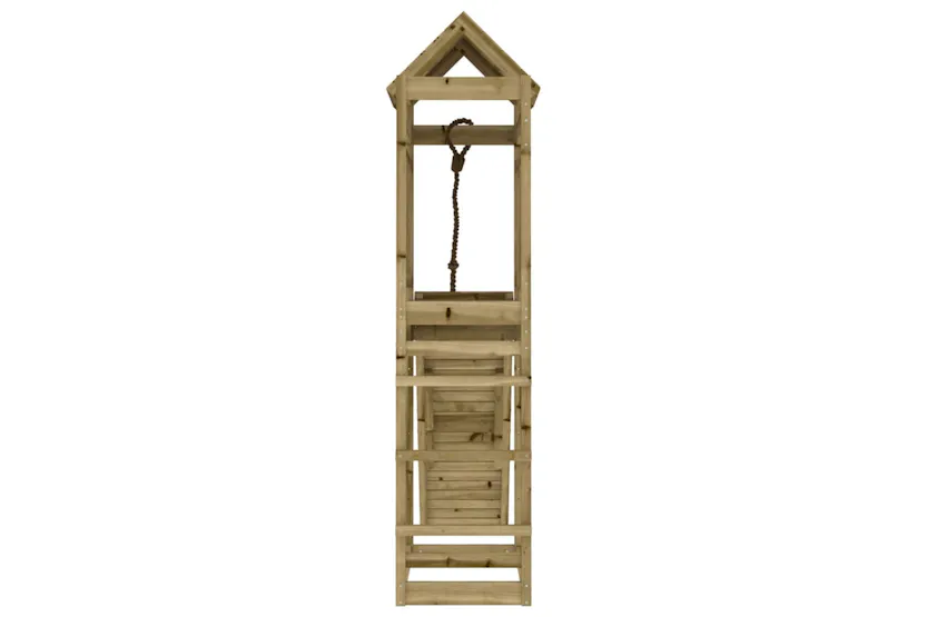 vidaXL 3156942 Playhouse With Climbing Wall Impregnated Wood Pine vidaXL 3156942 Playhouse With Climbing Wall Impregnated Wood Pine