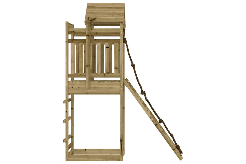 vidaXL 3156942 Playhouse With Climbing Wall Impregnated Wood Pine vidaXL 3156942 Playhouse With Climbing Wall Impregnated Wood Pine