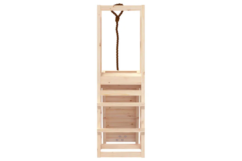 vidaXL 3155945 Playhouse With Climbing Wall Solid Wood Pine vidaXL 3155945 Playhouse With Climbing Wall Solid Wood Pine