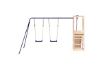 vidaXL 3155951 Playhouse With Climbing Wall Swings Solid Wood Pine vidaXL 3155951 Playhouse With Climbing Wall Swings Solid Wood Pine