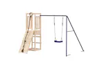 vidaXL 3155948 Playhouse With Climbing Wall Swing Solid Wood Pine vidaXL 3155948 Playhouse With Climbing Wall Swing Solid Wood Pine