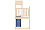 vidaXL 3155900 Playhouse With Slide Rockwall Solid Wood Pine vidaXL 3155900 Playhouse With Slide Rockwall Solid Wood Pine