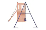 vidaXL 3157001 Outdoor Playset Solid Wood Douglas vidaXL 3157001 Outdoor Playset Solid Wood Douglas
