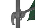 vidaXL 44635 Cantilever Umbrella With Aluminium Pole 400x300cm Green vidaXL 44635 Cantilever Umbrella With Aluminium Pole 400x300cm Green