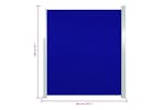 vidaXL 317882 Patio Retractable Side Awning 160x300cm Blue vidaXL 317882 Patio Retractable Side Awning 160x300cm Blue