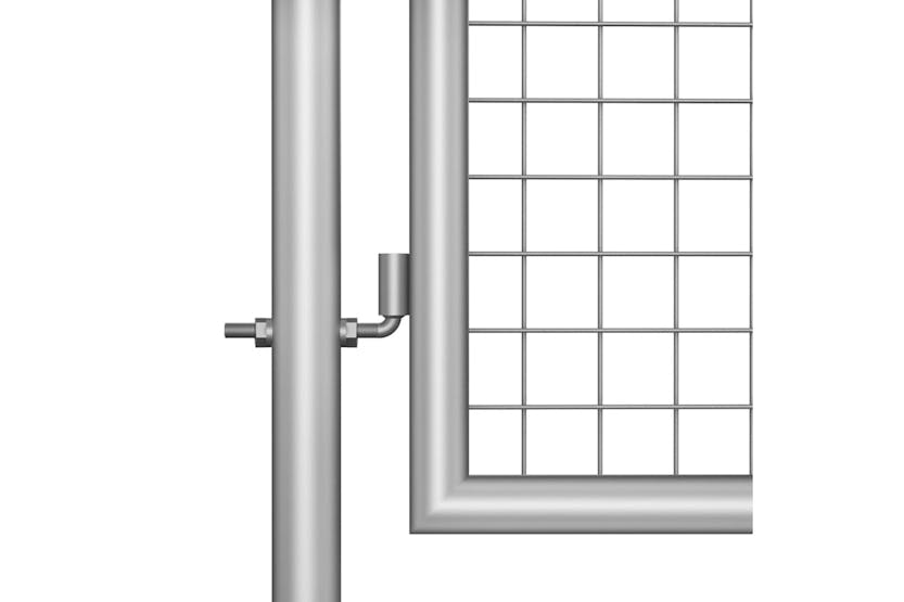 vidaXL 144757 Garden Gate Galvanised Steel 105x175cm Silver vidaXL 144757 Garden Gate Galvanised Steel 105x175cm Silver