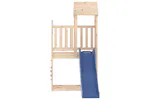 vidaXL 3155900 Playhouse With Slide Rockwall Solid Wood Pine vidaXL 3155900 Playhouse With Slide Rockwall Solid Wood Pine