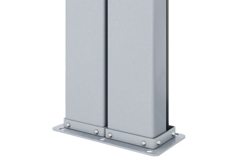 vidaXL 318081 Retractable Side Awning Brown 200x1200cm vidaXL 318081 Retractable Side Awning Brown 200x1200cm