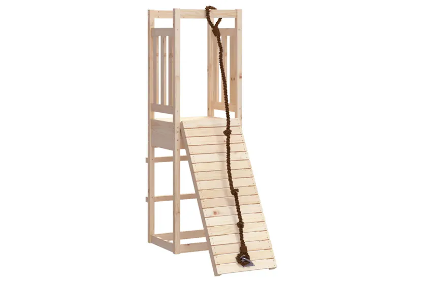 vidaXL 3155945 Playhouse With Climbing Wall Solid Wood Pine vidaXL 3155945 Playhouse With Climbing Wall Solid Wood Pine