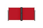 vidaXL 318059 Retractable Side Awning Red 117x1200cm vidaXL 318059 Retractable Side Awning Red 117x1200cm