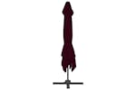 vidaXL 312314 Cantilever Umbrella With Aluminium Pole Bordeaux Red 300x300cm vidaXL 312314 Cantilever Umbrella With Aluminium Pole Bordeaux Red 300x300cm