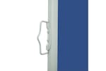 vidaXL 317960 Patio Retractable Side Awning 160x600cm Blue vidaXL 317960 Patio Retractable Side Awning 160x600cm Blue