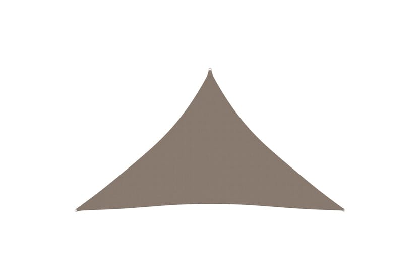vidaXL 135454 Sunshade Sail Oxford Fabric Triangular 4x5x5 M Taupe vidaXL 135454 Sunshade Sail Oxford Fabric Triangular 4x5x5 M Taupe
