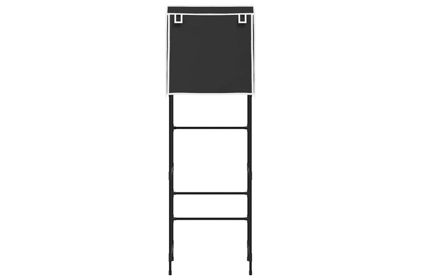 vidaXL 343140 2-tier Storage Rack Over Toilet Black 56x30x170cm Iron vidaXL 343140 2-tier Storage Rack Over Toilet Black 56x30x170cm Iron