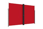 vidaXL 318053 Retractable Side Awning Red 220x1000cm vidaXL 318053 Retractable Side Awning Red 220x1000cm