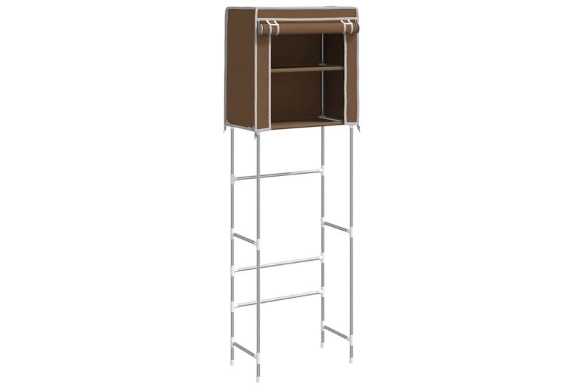 vidaXL 343143 2-tier Storage Rack Over Toilet Brown 56x30x170cm Iron vidaXL 343143 2-tier Storage Rack Over Toilet Brown 56x30x170cm Iron