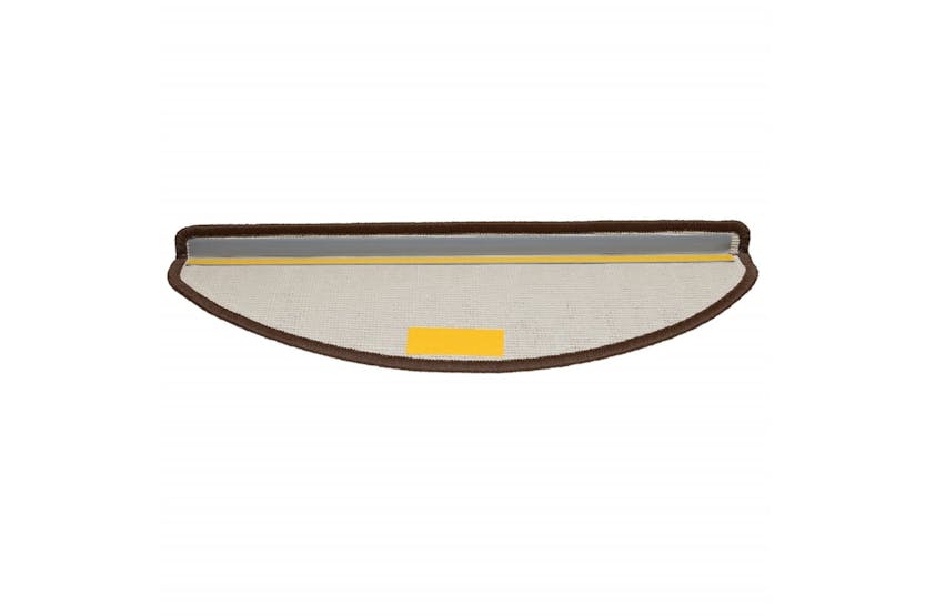 vidaXL 133903 Carpet Stair Treads 15 Pcs Brown 65x21x4cm vidaXL 133903 Carpet Stair Treads 15 Pcs Brown 65x21x4cm