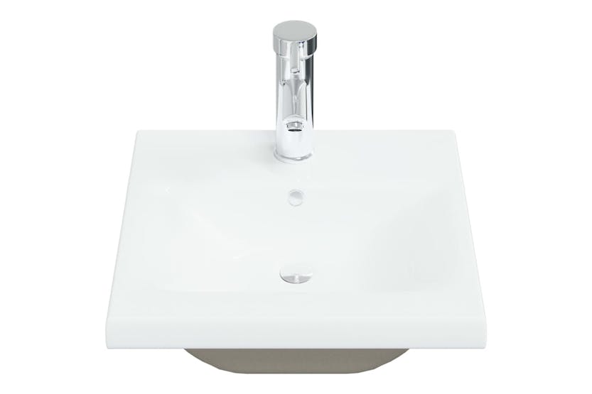 vidaXL 148623 Built-in Basin With Faucet 42x39x18cm Ceramic White vidaXL 148623 Built-in Basin With Faucet 42x39x18cm Ceramic White