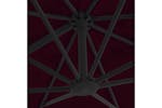 vidaXL 312314 Cantilever Umbrella With Aluminium Pole Bordeaux Red 300x300cm vidaXL 312314 Cantilever Umbrella With Aluminium Pole Bordeaux Red 300x300cm