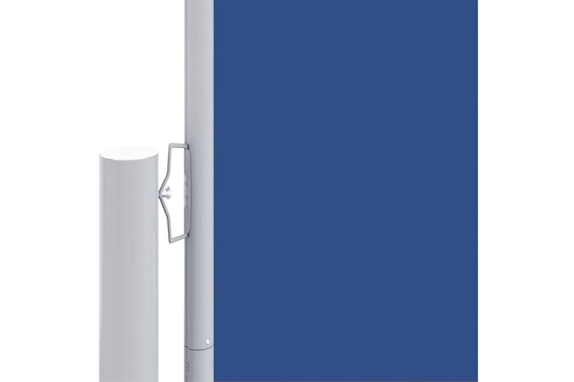 vidaXL 318034 Retractable Side Awning Blue 160x1000cm vidaXL 318034 Retractable Side Awning Blue 160x1000cm