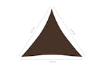 vidaXL 135838 Sunshade Sail Oxford Fabric Triangular 4.5x4.5x4.5 M Brown vidaXL 135838 Sunshade Sail Oxford Fabric Triangular 4.5x4.5x4.5 M Brown