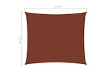 vidaXL 135371 Sunshade Sail Oxford Fabric Rectangular 2.5x3.5 M Terracotta vidaXL 135371 Sunshade Sail Oxford Fabric Rectangular 2.5x3.5 M Terracotta