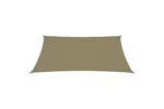 vidaXL 135164 Sunshade Sail Oxford Fabric Rectangular 5x6 M Beige vidaXL 135164 Sunshade Sail Oxford Fabric Rectangular 5x6 M Beige