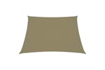 vidaXL 135142 Sunshade Sail Oxford Fabric Square 6x6 M Beige vidaXL 135142 Sunshade Sail Oxford Fabric Square 6x6 M Beige