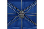 vidaXL 312379 Cantilever Umbrella With Double Top Azure Blue 400x300cm vidaXL 312379 Cantilever Umbrella With Double Top Azure Blue 400x300cm