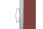 vidaXL 317991 Retractable Side Awning Brown 140x600cm vidaXL 317991 Retractable Side Awning Brown 140x600cm
