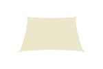 vidaXL 135198 Sunshade Sail Oxford Fabric Square 7x7 M Cream vidaXL 135198 Sunshade Sail Oxford Fabric Square 7x7 M Cream