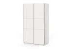 Ghost 1.2m Wardrobe with 2 Sliding Doors | White Ghost 1.2m Wardrobe with 2 Sliding Doors | White