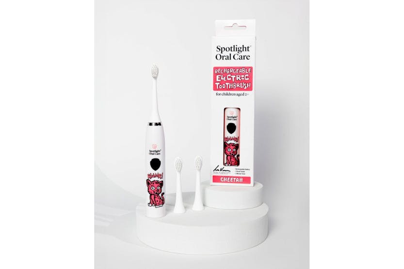 Spotlight Oral Care Kids Cheetah Electric Toothbrush