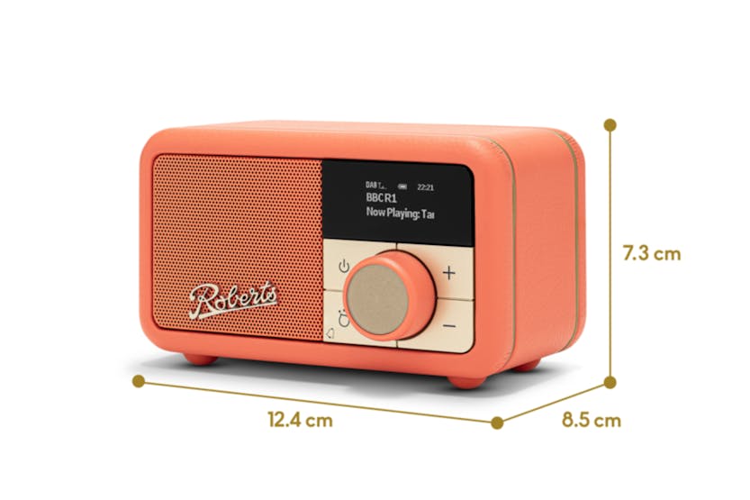 Roberts Revival Petite 2 FM Radio with Bluetooth | Pop Orange Roberts Revival Petite 2 FM Radio with Bluetooth | Pop Orange