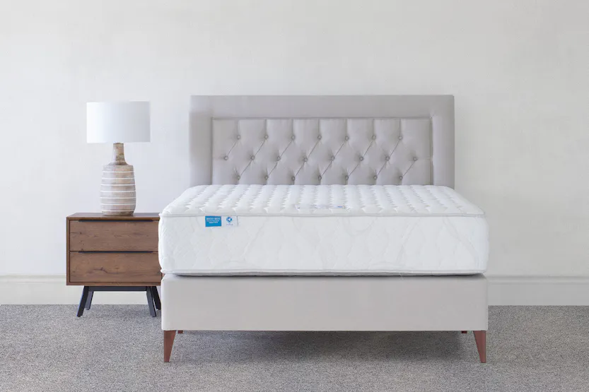 Briody | Gloria Bed Bundle | Small Double | 4ft | Pebble Briody | Gloria Bed Bundle | Small Double | 4ft | Pebble