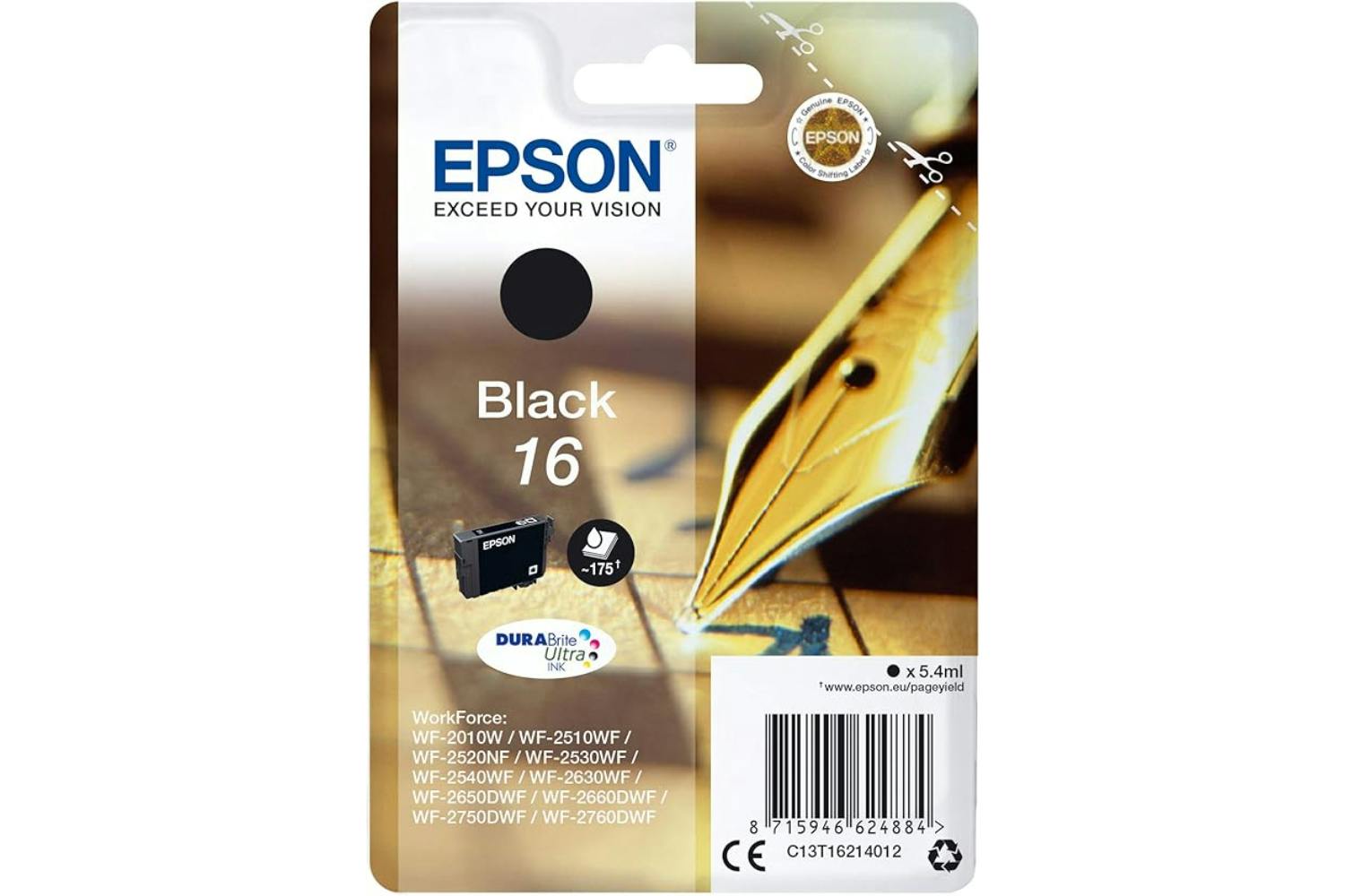 Epson Durabrite Ultra Pen and Crossword Ink | Black