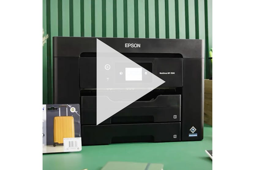 Epson WorkForce WF-7830DTWF Multifunction Inkjet Printer | Black