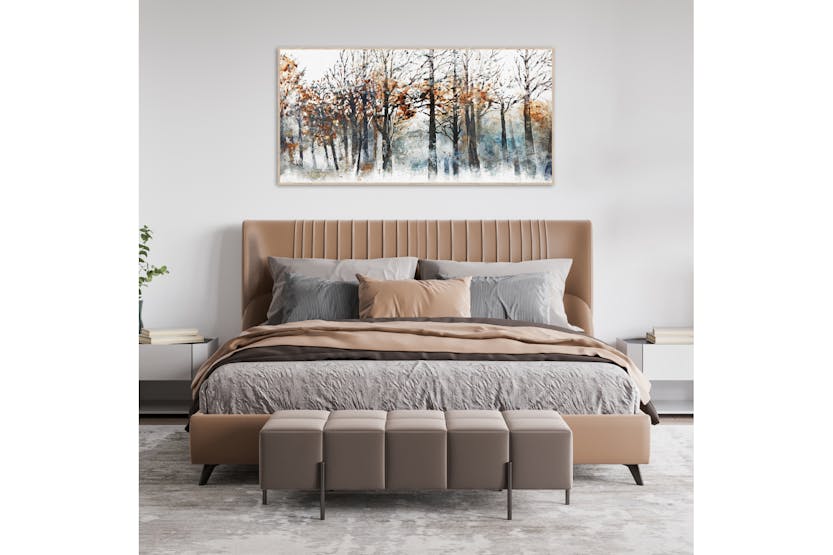Ksenia Sizaya | Autumn Framed Canvas Painting | Multicolour | 76 x 152 cm Ksenia Sizaya | Autumn Framed Canvas Painting | Multicolour | 76 x 152 cm