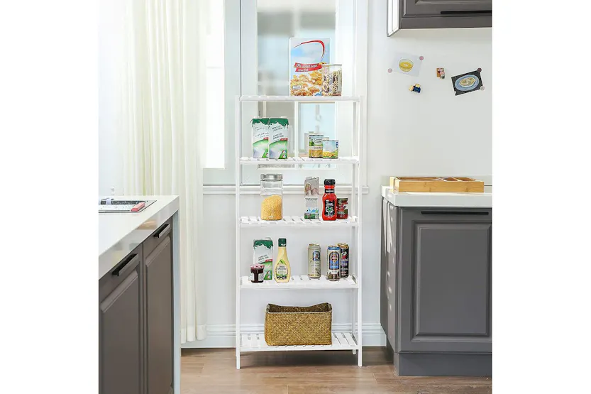 Songmics Bcb35wt - Bamboo Shelf Songmics Bcb35wt - Bamboo Shelf