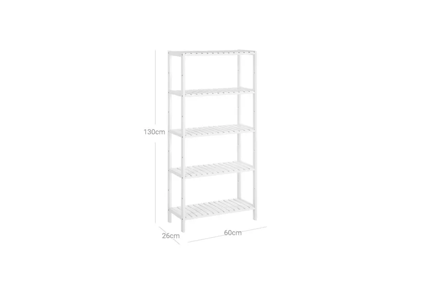 Songmics Bcb35wt - Bamboo Shelf Songmics Bcb35wt - Bamboo Shelf