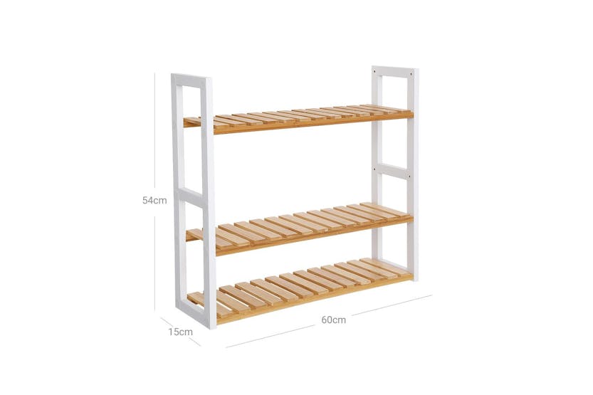 Songmics Bcb13wn - Bamboo Shelf Songmics Bcb13wn - Bamboo Shelf