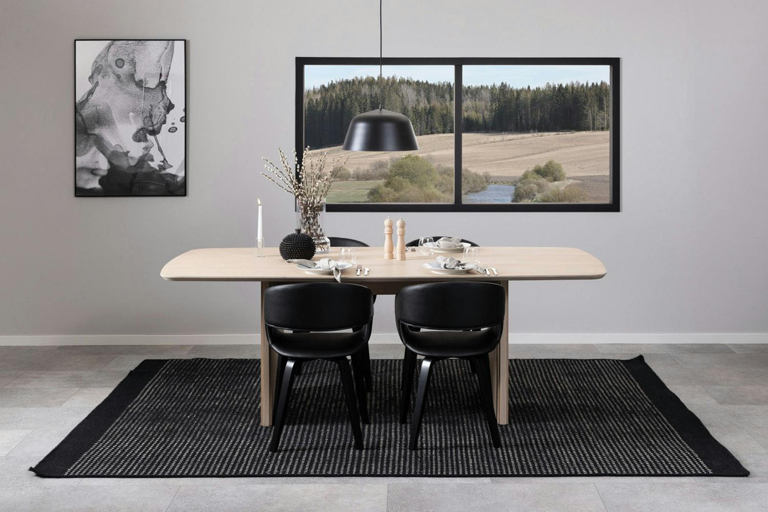 Krissy Dining Table | White Oak | 2.2m