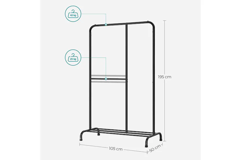 Songmics Hsr103b01 - Clothes Rack Songmics Hsr103b01 - Clothes Rack