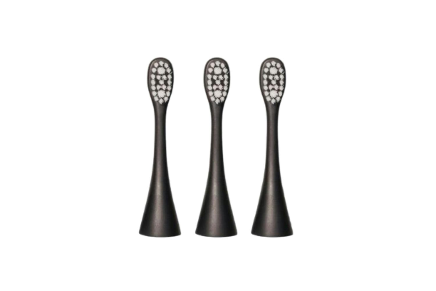 Spotlight Oral Care Sonic Pro Toothbrush Replacement Heads | Jet Black