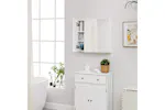 Vasagle Bbk22wtv1 - Mirror Cabinet Vasagle Bbk22wtv1 - Mirror Cabinet
