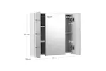 Vasagle Bbk22wtv1 - Mirror Cabinet Vasagle Bbk22wtv1 - Mirror Cabinet