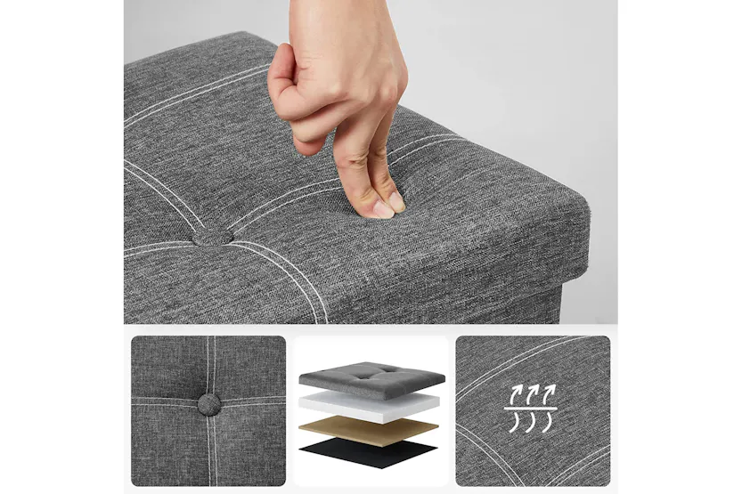 Songmics Lsf077g04v1 - Storage Ottoman Songmics Lsf077g04v1 - Storage Ottoman