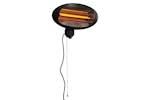 Outsunny Wall Mount Electric Infrared Patio Heater | Black Outsunny Wall Mount Electric Infrared Patio Heater | Black