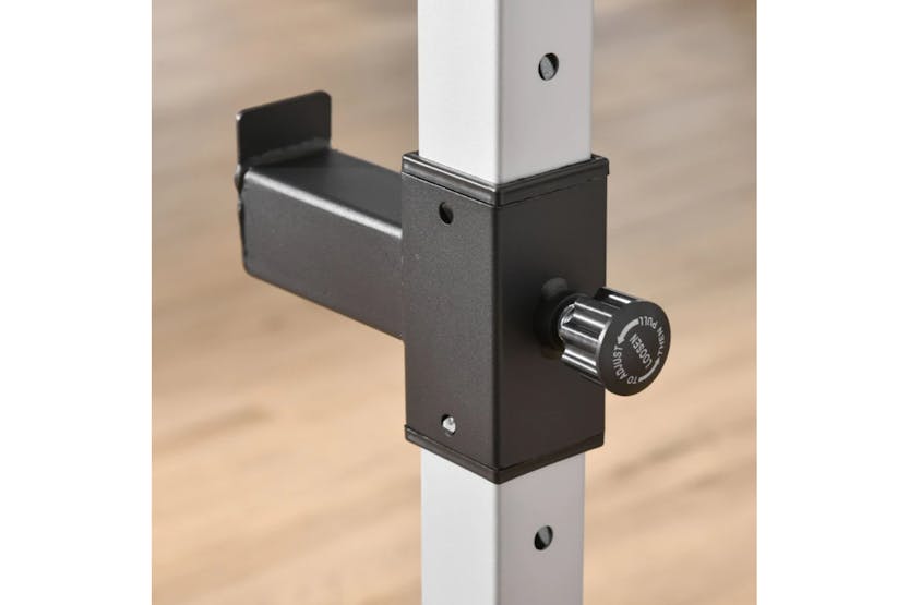 Homcom A91-070v01 Weights Bar Barbell Rack Squat Stand Adjustable Portable Weight Lifting Suitable For Home Gym Training Work Out Homcom A91-070v01 Weights Bar Barbell Rack Squat Stand Adjustable Portable Weight Lifting Suitable For Home Gym Training Work Out