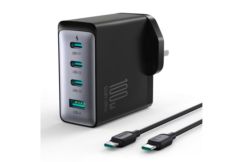 Joyroom GaN Ultra JR-TCG04 100W Fast Charger | Black Joyroom GaN Ultra JR-TCG04 100W Fast Charger | Black